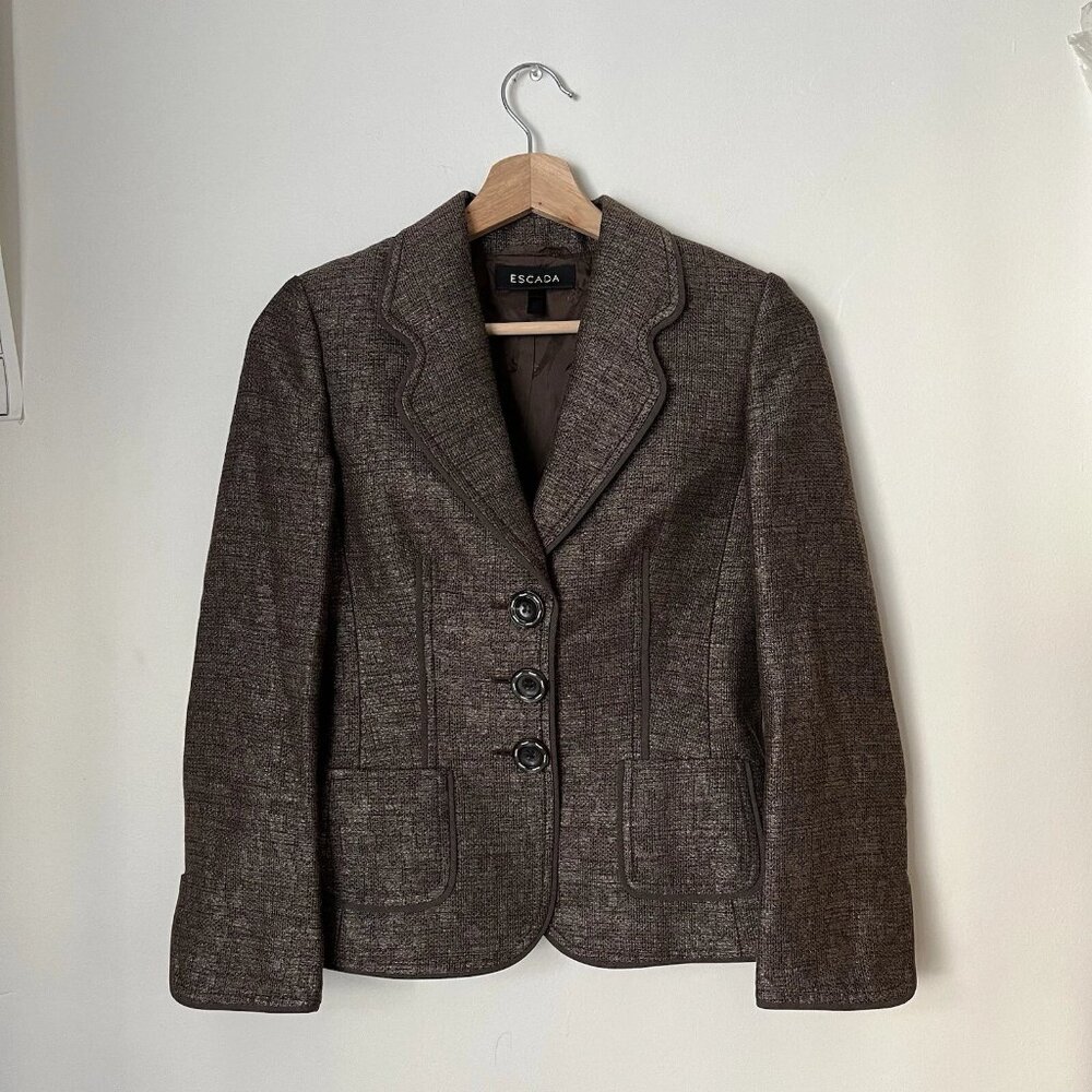 Escada Piping Detail Blazer 34